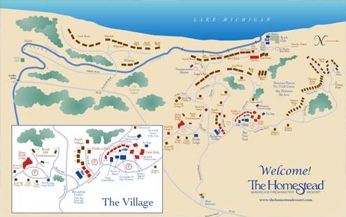 Homestead Resort Map